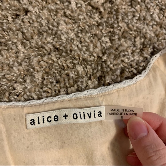 Alice + Olivia lace Finley midi dress RARE - Picture 7 of 12